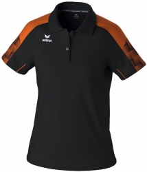 Erima Dames Evo Star Polo zwart-oranje