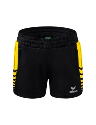 Erima W Six Wings Worker Short zwart/geel