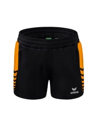 Erima W Six Wings Worker Short zwart/new orange