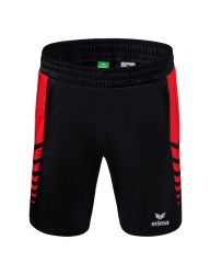 Erima Six Wings Worker Short zwart/rood