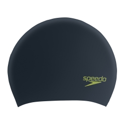 Speedo Junior Long Hair Cap black-green