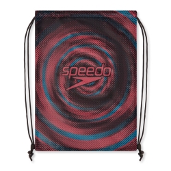 Speedo Printed Mesh Bag black-blue-red