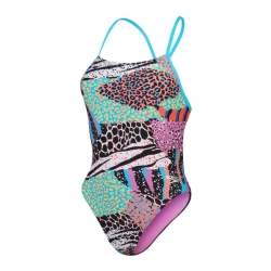 Speedo Eco+ Allov Dig Tie Back mul/red