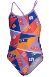 Speedo Eco+ Allov V-back red-blue