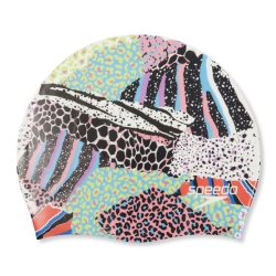 Speedo Digital Printed Cap white-black-green