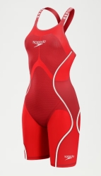 Speedo FS LZR Pure Intent 2.0 Closedback Kneeskin red-white
