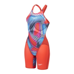 Speedo FS LZR Pure Valor 2.0 Openback Kneeskin flame red-blu