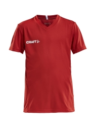 Craft Squad Jr jersey solid red