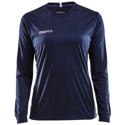 Craft W Squad GO Jersey Solid LS navy