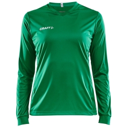 Craft W Squad GO Jersey Solid LS green
