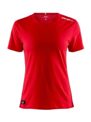Craft W Community Mix SS tee red