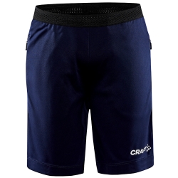 Craft Jr. Evolve Zip Pocket Shorts navy