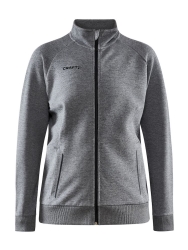 Craft W Core Soul Full Zip Jacket dark grey melange