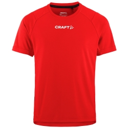 Craft JR Rush 2.0 SS Tee bright red