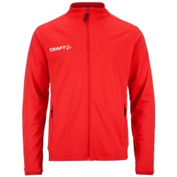 Craft JR Evolve2.0 Full Zip Jacket red