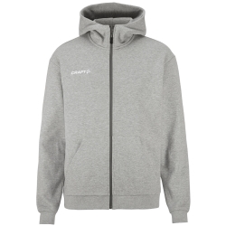 Craft M community 2.0 FZ Hoodie grey-melange