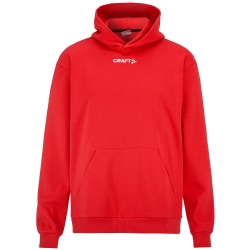 Craft M community 2.0 logo hoodie bright red