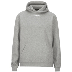 Craft M community 2.0 logo hoodie grey melange