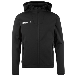 Craft JR Evolve 2.0 full zip hooded Jacket black