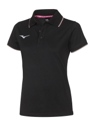 Mizuno W polo black/silver