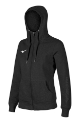 Mizuno W sweat FZ hoodie black