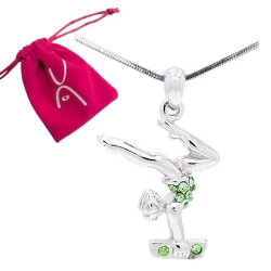 Kettinkje silver-green