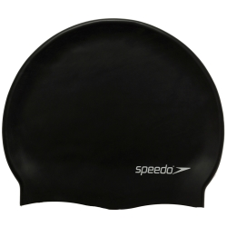 Speedo flat silicone cap black
