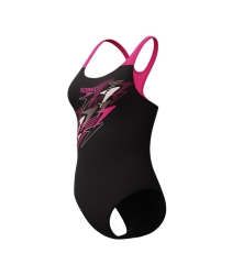 Speedo Eco Medley Logo Medalist 1P black-pink