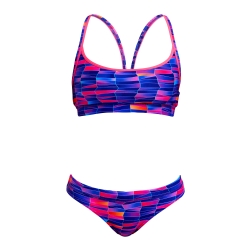 Funkita Ladies Sports Brief Warped Waves