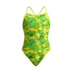 Funkita Girls Single Strap One Piece try tonic