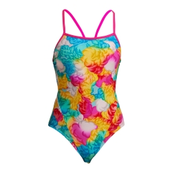 Funkita Ladies Single Strap One Piece cloudy colours