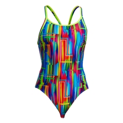 Funkita Girls Diamond Back One Piece the glitch