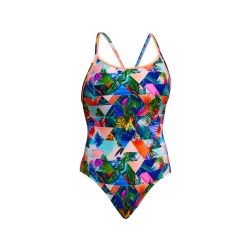 Funkita Ladies Diamond Back One Piece palm prism