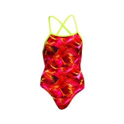 Funkita Girls Strapped In One Piece saucy sonar