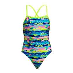 Funkita Ladies Tie me Tight One Piece Forest Floor