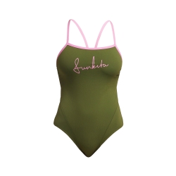 Funkita Ladies Single Strap One Piece Glamo Camo
