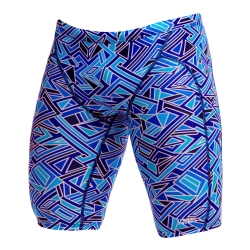 Funky Trunks Mens Training Jammer blue bits