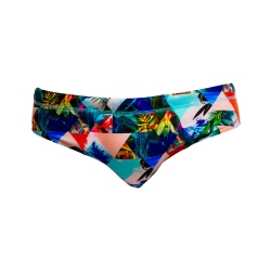 Funky Trunks Mens Seamed Briefs palm prism