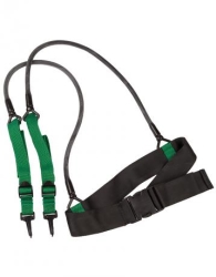 Mad Wave Latex rope Stationary trainer, 1,1 m Black